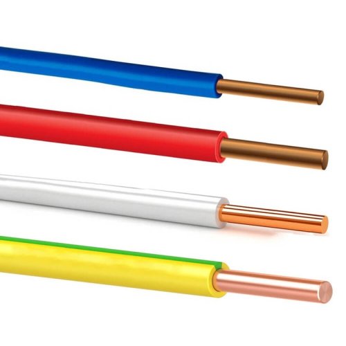 Провод установочный ПуВ 1x6,0 ГОСТ синий фото Провод установочный ПуВ 1x6,0 ГОСТ синий картинка